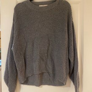 H&M, sweater, size small, gray